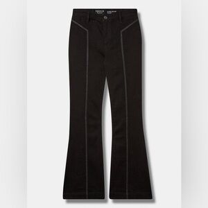 Torrid New Black Sky High Flare Super Soft Jeans, Sz 12 Tall
